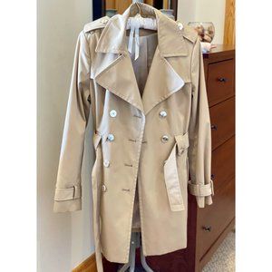 Calvin Klein Belted Women's Trench Coat Tan / Size Small